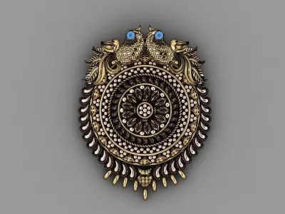 FASION UNIK PENDANT 3D model