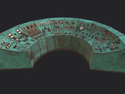 Old Control Panel 3D model
