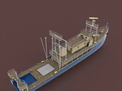 Nave Ricerca Free 3D model