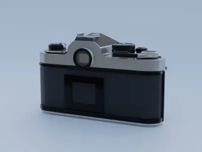 Nikon FE Flim Camera  3D model