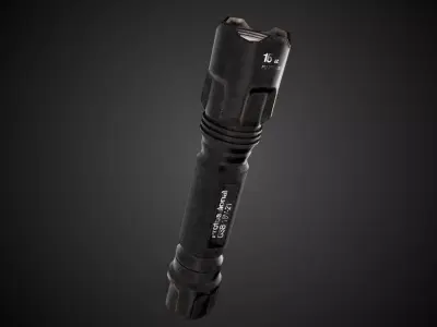 Flashlight Low-poly 3D model get