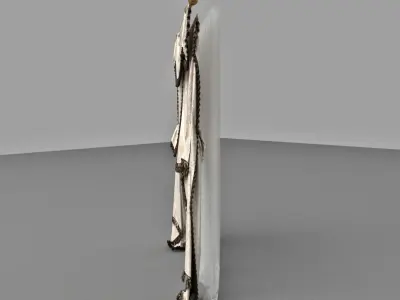 Classic Curtain 3D model