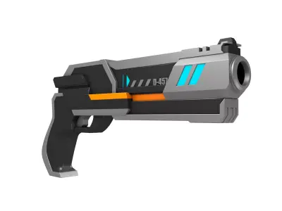Sci Fi Gun 3D model shop