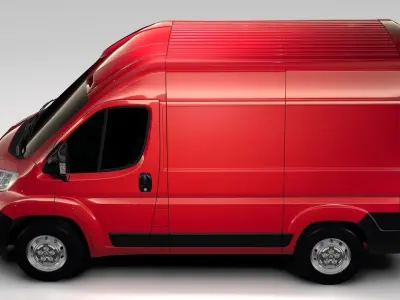 Citroen Jumper Van L1H2 2017 3D model