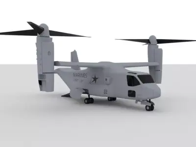 Marine MV-22 mcas Miramar 3D model