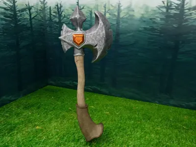 Hatchet Hearstone Free 3D model