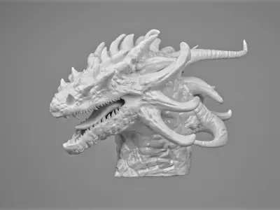DRAGON HEAD 3D model buy