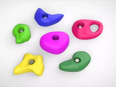 Climbing hold 3D model purchase