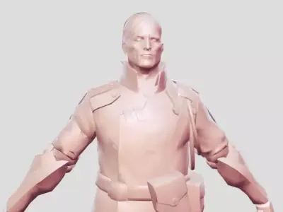 man soldier old 3D print model purchase