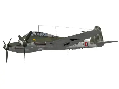 Messerschmitt Me 410 A1U2 Hornisse 3D model