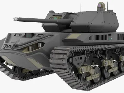Ripsaw M5 Electric Tank 3D model purchase