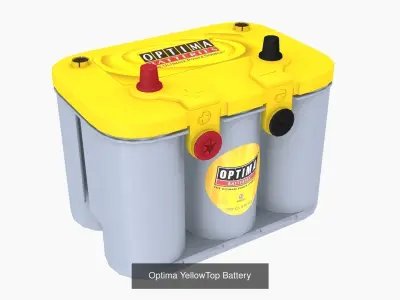 Optima Batteries Bundle 3D Model Pack