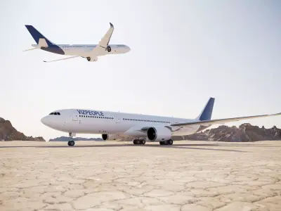 Large passenger aircraft 3D model