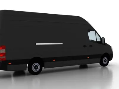 Mercedes Benz Sprinter L3H3 2009 Cargo EU 3D model