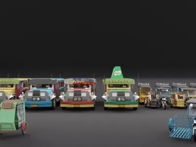 PHILIPPINE VEHICLES 3D model