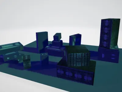 sci boxes 2022 Free low-poly 3D model