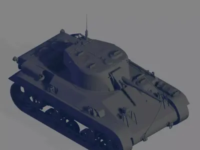 M22 Tank 3D model