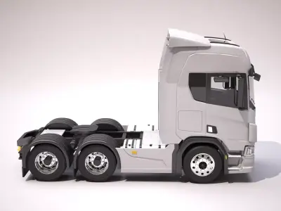 Generic European Semi Truck 3D model