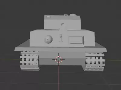Panther tank Low-poly 3D model buy
