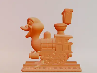 Trenostruzzo Turbo3000 Italian brainrot Printable 3D print model