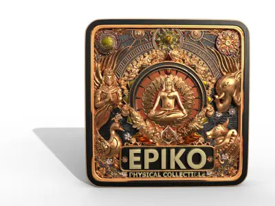 GodBadgeReplacableName 3D print model