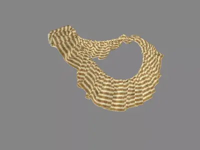 Dress collars scarves and necklaces decorated 3d models 3D model 3