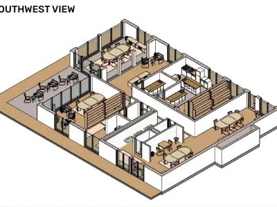 Restaurant - Revit 3D model