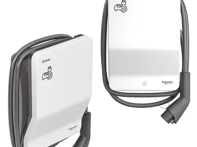 Charging station EVlink Wallbox 3D model