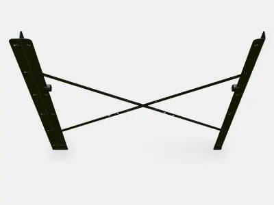 BROR Post 1 Low-poly 3D model