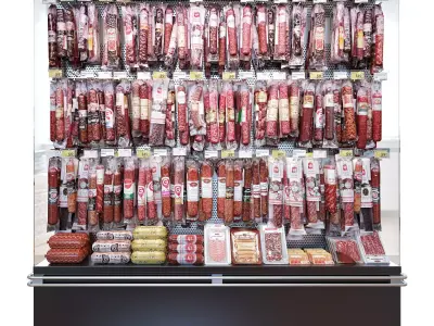 Sausage showcase 2 3D model