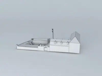 Danish West India Company Warehouse USVI 3D model
