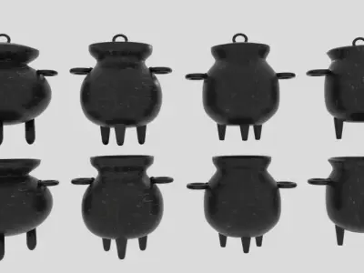  Cauldron Pack 2  3D model