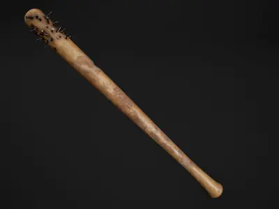 Survival Weapons and Tools Low-poly 3D model