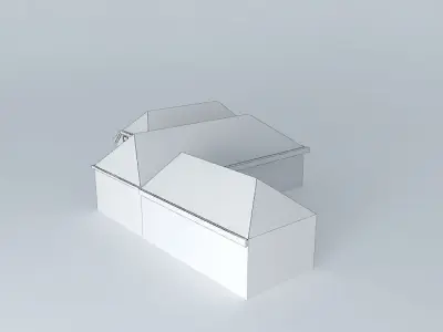 the old paint toy shop of the family Cazemier now converted i... Free 3D model