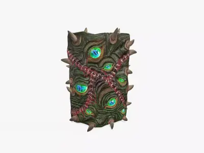 Shield 05 Low-poly 3D model