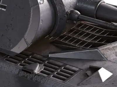 Tank  Maus Low-poly 3D model