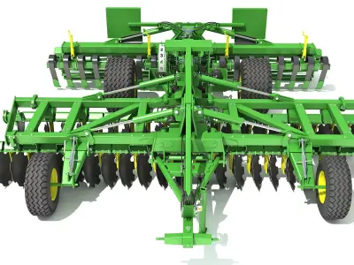 Disc Harrow 3D model