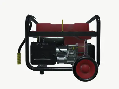 Portable Diesel Generator 3D model