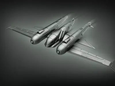 3D FIGHTER JET  3D model