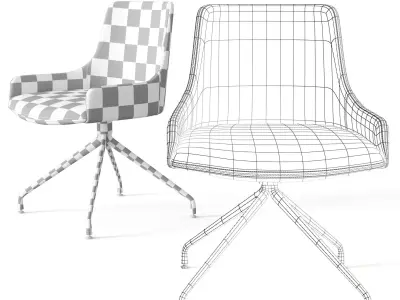 Cio Chair Low-poly 3D model