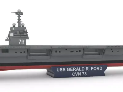USS Gerald R Ford  3D print model