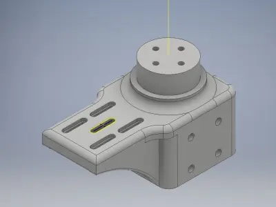 CNC head for 5 AXIS 3D model