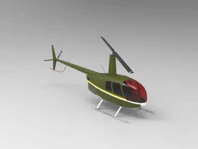 Robinson R66 Turbine 3D model