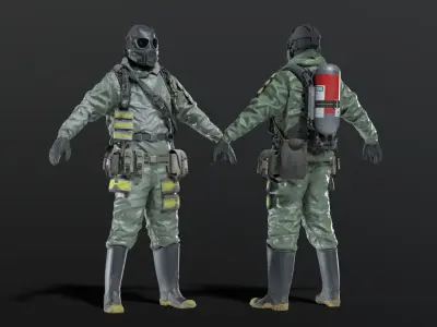 HAZMAT NBC Suit  3D model
