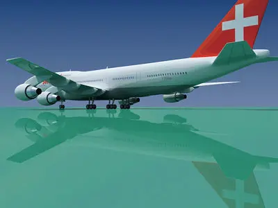 Swiss Air Model Boeing 3D model
