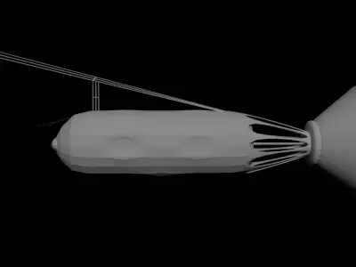 SciFi Space Probe 1 Free low-poly 3D model