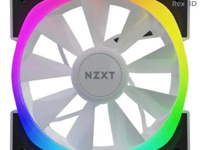 NZXT RGB FAN 3D model Free 3D model