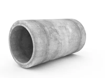 Concrete Pipe 3D model purchase