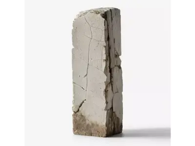 Abandoned Stone Pillar for 3D print 3D model
