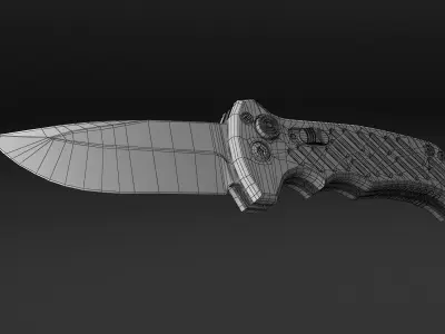 Gerber Auto Knife Free 3D model